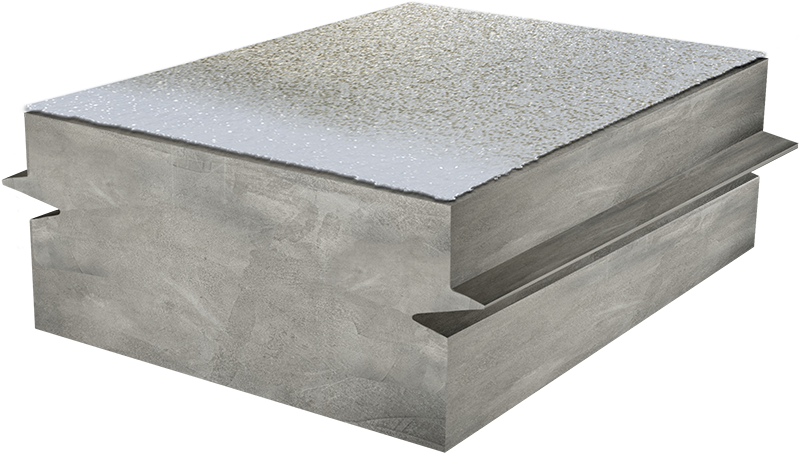 HyppoCoat 100 deck assembly with a silica sand wearing surface